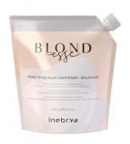 Знебарвлююча глина Inebrya Blondesse Free Style Clay Light - Balayage, 400 гр 8008277261515