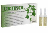 Dikson URTINOL Тонизирующее средство с экстрактом крапивы в ампулах при жирности кожи головы и себореи 10х10 мл
