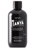 Kemon Hair Manya Shampoo Hair & Body - Шампунь-гель для душу для чоловіків 250 мл
