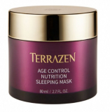 Омолаживающая питательная ночная маска для лица с природным комплексом против морщин Terrazen AGE CONTROL NUTRITION SLEEPING MASK 80ml