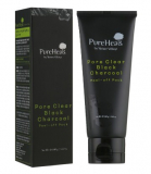 Pureheal's Pureheals Pore Clear Black Charcoal Peel-off Pack Маска-пленка с черным углем для очищения пор от загрязнения 100 г 8809485337661