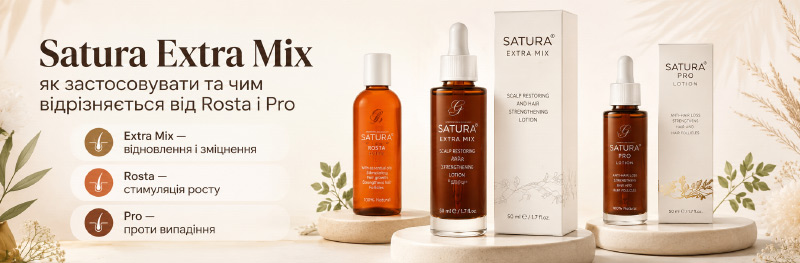 Satura Extra Mix: для чого потрібен і чим відрізняється від Rosta та Pro