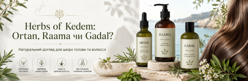 Herbs of Kedem для волосся: Ortan, Raama чи Gadal — що обрати | Parfumka Shop