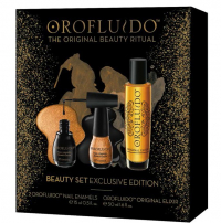 OroFluido NAIL ENAMELS PACK Ексклюзивний ПОДАРОЧНЫЙ Набір (Еліксир, 2 ЛАКА для нігтів) 50+15+15мл 7238802000