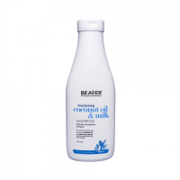 Beaver Professional Розгладжуючий Шампунь для сухого та неслухняного волосся з кокосовою олією Natural Pure SERIES