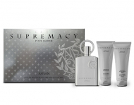 Afnan Perfumes Supremacy Silver 100 мл парфумована вода + Shower gel 100 мл + after shave 100 мл Аналог Creed Aventus
