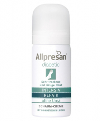 Allpresan Diabetic Schaum Creme Intensive + Repair + Urea Пінний крем для ніг інтенсивне Відновлення