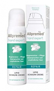 Allpresan Hand Lipid Schaum-Creme Repair пінний Ліпідний крем для рук Відновлення
