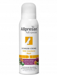 Allpresan Fuss spezial 3 Schaum-Creme sehr trockene Haut Passionsfrucht Limited Edition Пінний Крем Дуже суха шкіра Маракуя 125мл