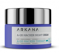 Arkana A-QS Hacker Night Cream - нічний крем з гіалуроновою кислотою, Bacuchiol и комплексом Quora Noni PRCF® 50 мл