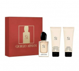 Giorgio Armani Armani SI set 50 мл парфумована вода+50 мл лосьйон для тіла+50 мл гель для душу