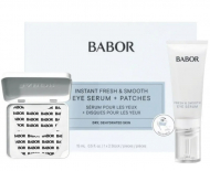 Babor Набір Inst Fresh&Smooth Eye Serum+Patch 15 мл + патчі в металевому контейнері багаторазові