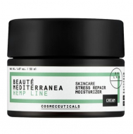 Beaute Mediterranea Зволожуючий крем для чутливої та пошкодженої шкіри STRESS REPAIR MOISTURIZER Cream HEMP LINE 50 мл