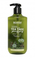 Beaver Professional Гель для душу з олією Чайного дерева Natural Pure SERIES 400мл