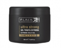 Black Professional Гель ультра сильної фіксації Black, 500мл