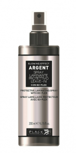 Black Professional Ламінуючий та реконструюючий спрей Argent Glowing Effect 200 мл