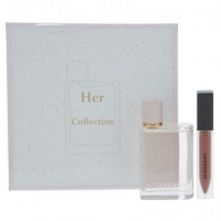 Burberry her set Парфумований набір для жінок (парфумована вода 50 мл + Liquid Lip Velvet-№ 05 Fawn)