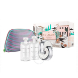 Bvlgari Omnia Crystalline set Парфумований набір для жінок (туалетна Вода 65 ml + 75 ml парфумований лосьйон для тіла + 75 ml парфумований Гель для душу + сумка)