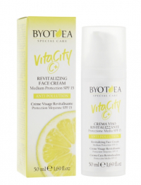 Byothea Відновлювальний крем для обличчя з вітаміном С- середній захист SPF 15 50 мл