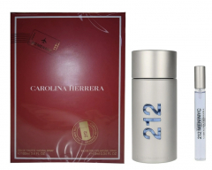 Carolina Herrera 212 MEN set (туалетна вода 100 ml + 10 ml mini)
