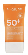 Clarins Крем сонцезахисний для обличчя Youth-Protecting Sunscreen SPF 50, проти зморшок 50ml