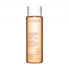 Clarins Вода міцелярна для зняття макіяжу з обличчя та очей Eau Micellaire Demaquillante для чутливої шкіри 200ml