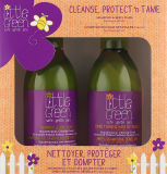 Little Green Cleanse, Protect ‘n Tame Набір для дітей (шампунь для волосся та тіла 240 мл + спрей-кондиціонер для розплутування волосся 240 мл)