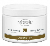 Norel Coconut Body Peeling – кремовий кокосовий Скраб для тіла для сухої, пошкодженої шкіри и шкіри після засмаги 500g
