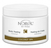 Norel Coconut Body Peeling – кремовий кокосовий Скраб для тіла для сухої, пошкодженої шкіри и шкіри після засмаги 500g