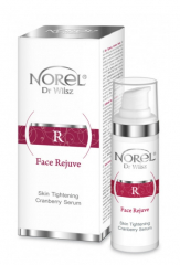 Norel Cranberry lift Serum лифтінгуюча сироватка з екстрактом журавлини для зрілої шкіри, стимулює фібробласти до синтезу колагену 30 мл