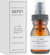 Depot Олія для помякшення бороди NO. 403 Pre-shave & Softening Beard Oil sweet almond 30ML