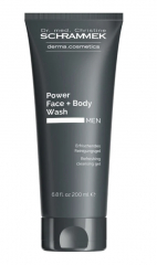 Dr.Schrammek Power Face + Body Wash Освіжаючий гель для очищення обличчя та тіла з екстрактом скандинавської берези 200 ml