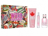 Dsquared2 Wood Pour Femme set Парфумований набір для жінок (туалетна Вода 100 мл + 150 мл Гель для душу + туалетна Вода 10 ml)