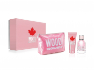 Dsquared2 Wood Pour Femme set (туалетна вода 100 мл + лосьйон для тіла 100 мл + косметичка)