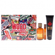 Dsquared2 Wood Pour Homme set (туалетна вода 100 мл + 150 гель для душу + туалетна вода 10 ml)