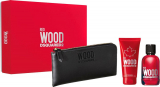 Dsquared2 Wood Red Pour Femme set (туалетна вода 100 ml + 100 ml гель для душу + Wallet)