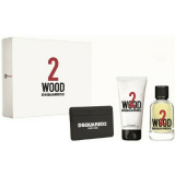 Dsquared2 Wood2 set (туалетна вода 100 мл + 100 мл гель для душу + гаманець)
