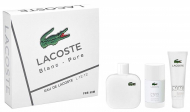 Парфумерія Lacoste Eau De Lacoste Blanc Pure L.12.12 set Парфумерний набір для чоловіків (туалетна Вода 100 мл + Дезодорант стік 75 ml + Гель для душу 50 мл)