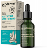 Ecoderma Mattifying Moisturizing Зволожуюча матуюча сироватка з алое вера, саліциловою кислотою та рисовим крохмалем для жирної та комбінованої шкіри 30ml