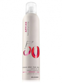 Лак без газу для укладання вол еластичної фіксаціїєй Elgon Affixx 50 Finish Spray Flex Hold, 350 мл 8032539291484