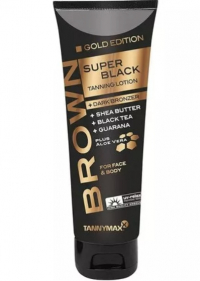 Крем для солярия Tannymaxx Super Black Gold Edition Bronzing з гуараною та чорницею 125 мл