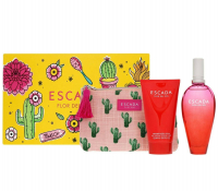 Парфумерія Escada Flor DEL SOL set (туалетна Вода 100 мл + 150 мл лосьйон для тіла + косметичка)