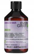 Every Green Відновлення волосся Шампунь з пшеницею, олією Аргана та стволовими клітинами бузку Damager Shampoo Rigenerante PH 5.0 250 мл