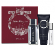 Ferragamo set (туалетна вода 100 ml + 10 ml + 100 ml гель для душу)