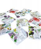 Fragonard 20 SCENTED POUCHES Eau de toilette (Pivoine, Verveine, Lilas, Figuier, Bois dechene) 20x2 ml