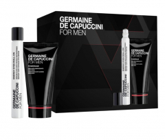 Germaine de Capuccini Набір FOR MEN: Омолоджувальна емульсія For Men Powerage 50мл + Емульсія для повік з масажним роликом Energy Eyes Roll-On 10мл