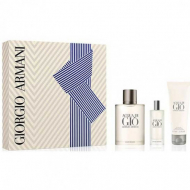 Giorgio Armani Acqua Di Gio Pour Homme set Парфумерний набір для чоловіків (туалетна Вода 100 мл +75 Гель для душу + туалетна Вода 15 ml)