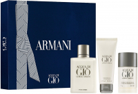 Giorgio Armani Acqua di Gio Pour Homme  (туалетна Вода 100 мл+Бальзам після гоління 75ml+deo-stick 75ml)
