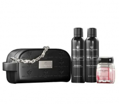 Gris Montaigne Pounch 3x1 Rouge absolu (Extrait De Parfum 80 ml/Shower mousee150ml/deoSpray150 ml/ pounch)