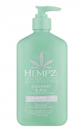 Hempz Молочко Огірок, алое, цераміди + В3 Cucumber & Aloe Herbal Body Moisturizer 500ml